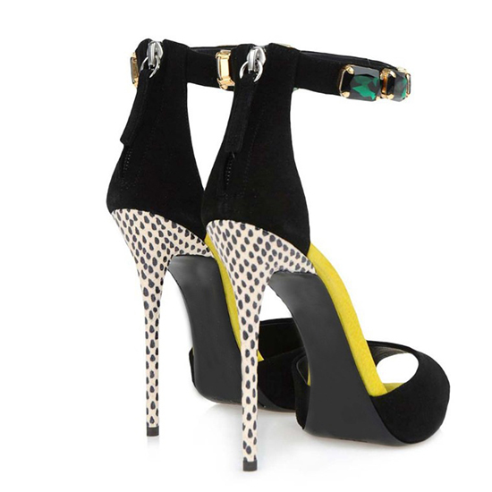 rhinestone crystal ankle strap open toe  2022 summer sandals (4)